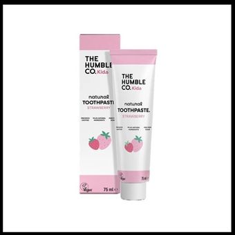 خمیر دندان طبیعی  کودک هامبل براش با طعم توت فرنگی 75 میلی لیتر