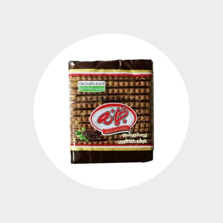 بیسکوییت خوشه کاکائویی جمانه