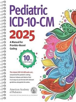 Pediatric ICD-10-CM 2025 10th