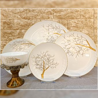 سرویس آرکوپال 26 پارچه شش نفره درخت لب طلا برند پارما