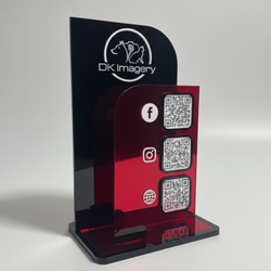 استند کیو آر کد (qr code) پلکسینو مدل درنا