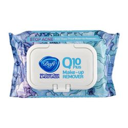 دستمال مرطوب پاک کننده آرایش و ضدجوش کیوتن دافی 50 برگی