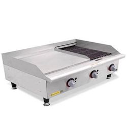 گریل 90 ترکیبی(60فلت/30 زغالی) برند سیلورلاین