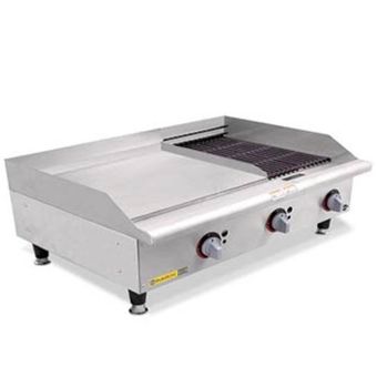 گریل 90 ترکیبی(60فلت/30 زغالی) برند سیلورلاین