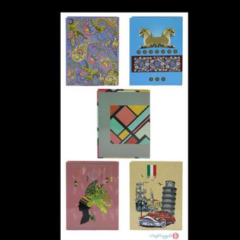 دفتر کلاسوری 100برگ سلفونی