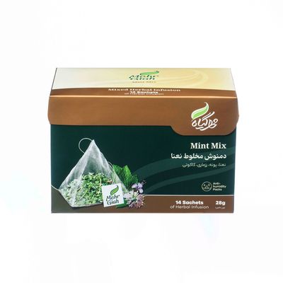 دمنوش مخلوط نعنا مهرگیاه 14 عددی