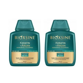 شامپو ضد ریزش مو حاوی کراتین-آرگان پک دو عددی