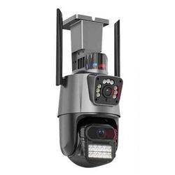 دوربین سیم‌کارتی چرخشی دو لنز SP11 4G | OKAMPRO