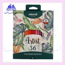 مداد رنگی 36 رنگ مقوایی آرتیست آریا