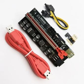 رایزر کارت گرافیک PCI EXPRESS X1 به X16 هشت خازن