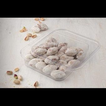 ظرف مربع رز 500 سی‌سی شفاف با درب برنا کارتن 160 عددی