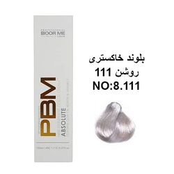 رنگ مو بلوند خاکستری بورمی8.111 Boorme