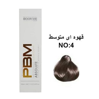 رنگ مو قهوه ای متوسط بورمی 4 Boorme