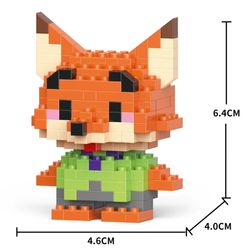 لگو فیگور ساختنی 154تکه بریکس مدل روباه نیک