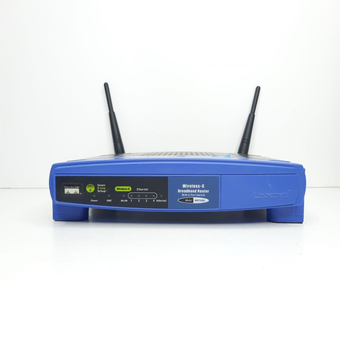روتر شبکه و اینترنت لینکسیس(سیسکو) مدل WRT54GL (( کارکرده ))