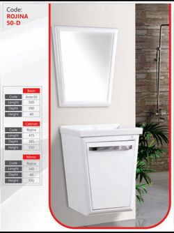 روشویی کابینتی بومرنگ مدل روژینا