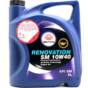 روغن موتور بهتام رنوویشن(اِلف سابق) 5لیتری 10W40 SM اصلی