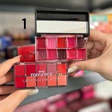رژ لب پالتی دیپ رومنس ده رنگ شماره 1