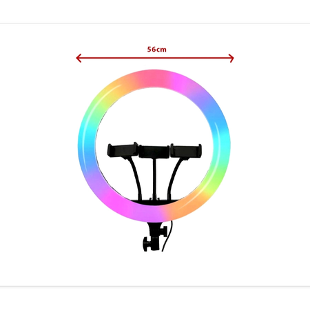 رینگ لایت عکاسی و تولید محتوا MJ56 RGB Ring Light
