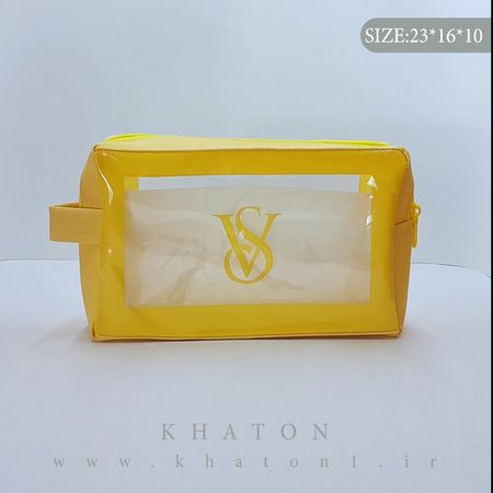 کیف آرایشی مدل washbag طرح ویکتوریا (بسته 12 عددی)