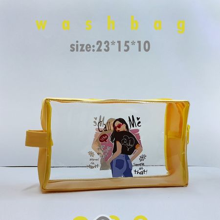 کیف واش بگ طرح کال می بسته 12 عددی(رنگ بندی جور)