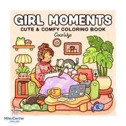 دفتر رنگ آمیزی 48 برگ کازی girl momments