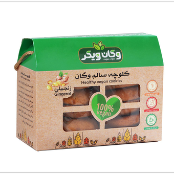 کلوچه زنجبیلی وگان ویگر