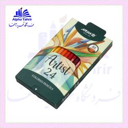 مداد رنگی 24 رنگ مقوایی آرتیست آریا