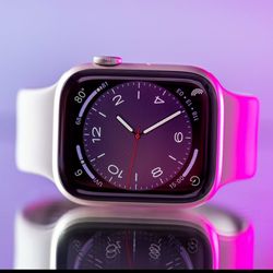 ساعت هوشمند اپل KW30 Max با 7 بند سیلیکونی