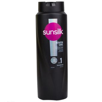 شامپو مو سان سیلک مدل Keratin care مناسب برای مو کراتین شده