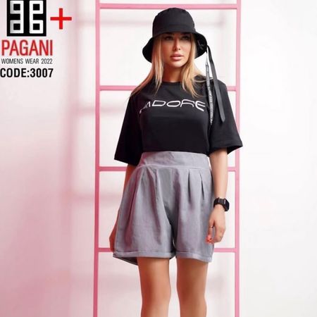 ست تیشرت شورتک دخترانه ADORE