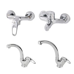 ست شیرآلات شیرآلات بهداشتی قهرمان مدل تندیس