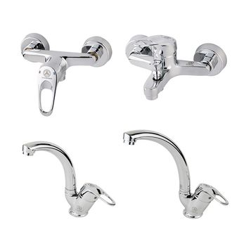 ست شیرآلات شیرآلات بهداشتی قهرمان مدل تندیس