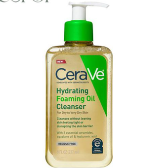 فوم شستشو روغنی و آبرسان سراوی CeraVe Hydrating Foaming Oil Cleanser 237ml