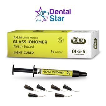 سمان گلس آینومر رزینی لایت کیور ای جی ام AJM Light Cure Resin-Modified Glass Ionomer Cement