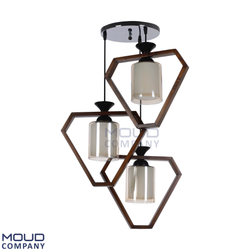 آویز چوبی سه شعله مثلث (موعود)