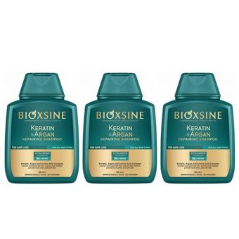 شامپو ضد ریزش مو حاوی کراتین-آرگان پک 3 عددی
