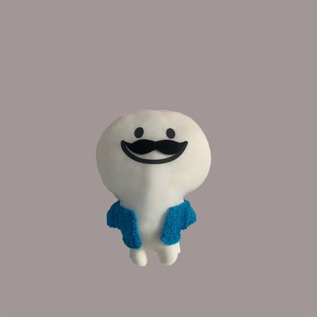 کله گردالی سیبیلو با ژاکت آبی ارتفاع 27 سانتی متر