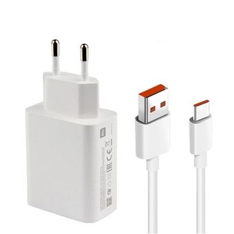 شارژر شیائومی 67 واتی مدل MDY-12-ES به همراه کابل تبدیل USB-C