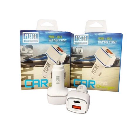 شارژ فندکی PECTOR مدل P710 55W (شارژ فوق سریع)