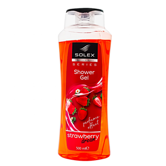 شامپو بدن سولکس SOLEX توت فرنگی strawberr حجم 500 میل