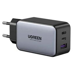 شارژر دیواری 65 وات یوگرین مدل CD224-10335 سری Nexode GaN با 3 پورت USB-C و USB-A