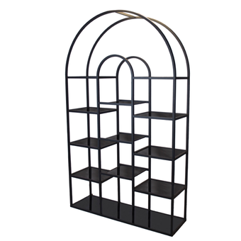 شلف لارنس هوم مدل لونا مشکی