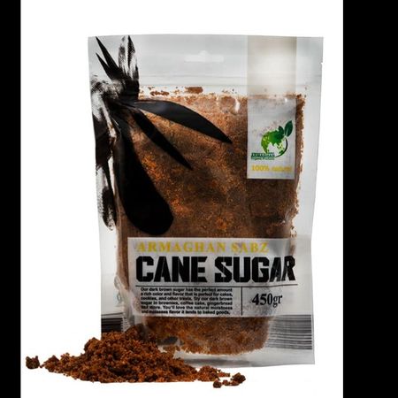 شکر قهوه‌ای ارمغان سبز 450 گرمی