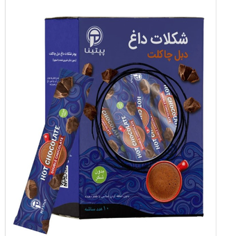 شکلات داغ دبل چاکلت ساشه10عددی پپتینا
