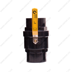 شیر توپی  "2/5 اینچ دسته پلیمری ویسپار