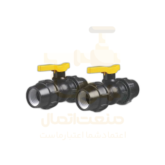 شیر توپی تک ضرب رابط دار ویسپار دو سر رابط 63