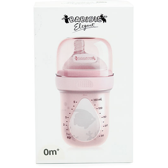 شیشه شیر نسل جدید سیل باتل صورتی 150 میل بی بی سیل