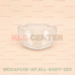 شیشه چراغ(طلق بلوری) فابریک موتور آپاچی نیوفیس(جدید) مناسب AP150,160,180cc