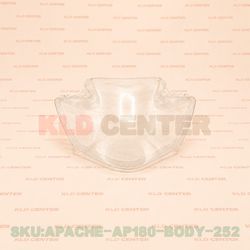 شیشه چراغ(طلق بلوری) فابریک موتور آپاچی مناسب AP150,160,180cc